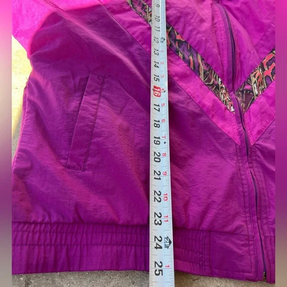 Vintage HEAD 90s Purple Pink Native Aztec Jacket Women's Size Medium